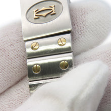 将图像加载到图库查看器中,CARTIER Santos Galve LM H41.2mm×W29.1mm Stainless Steel K18YG Ivory Dial