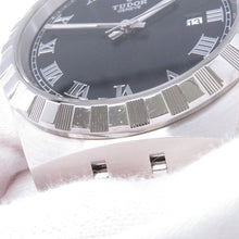 将图像加载到图库查看器中,TUDOR Royal Day-Date W41mm Stainless Steel Black DialM28600-0003