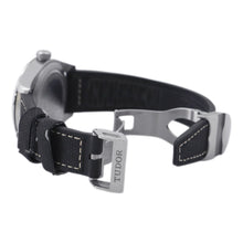 将图像加载到图库查看器中,TUDOR Ranger W39mm Stainless Steel Leather Rubber Black DialM79950-0001