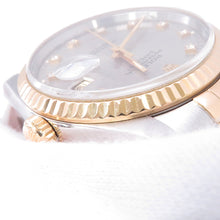 将图像加载到图库查看器中,ROLEX Datejust W36mm Stainless Steel K18YG Silver Dial16233G