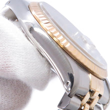 将图像加载到图库查看器中,ROLEX Datejust W36mm Stainless Steel K18YG Silver Dial16233G