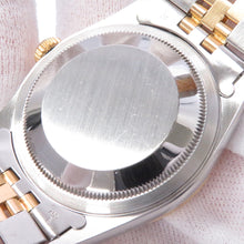 将图像加载到图库查看器中,ROLEX Datejust W36mm Stainless Steel K18YG Silver Dial16233G
