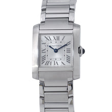 将图像加载到图库查看器中,CARTIER Tank Francaise Watch SM W21.2mm×H25.7mm Stainless Steel Silver DialWSTA0065