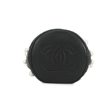 Load image into Gallery viewer, CHANEL PearlChain Mini Shoulder Bag BlackAS2518 Lambskin Faux Pearl