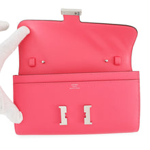 将图像加载到图库查看器中,HERMES Constance to Go Rose Azalee Epsom