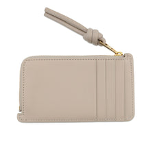 将图像加载到图库查看器中,LOEWE Coin purse Knot coin card holder Light oatsCEM1Z40X04 Shiny Nappa Calf Leather