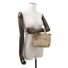 将图像加载到图库查看器中,TOD’S Di 2way Shoulder Bag BeigeXBWDBSA0100WSS Leather Size Mini