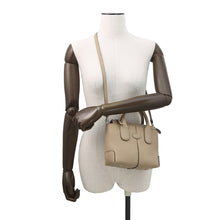 将图像加载到图库查看器中,TOD’S Di 2way Shoulder Bag BeigeXBWDBSA0100WSS Leather Size Mini