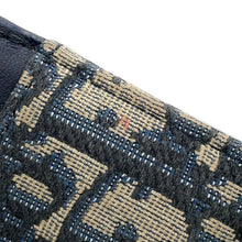 将图像加载到图库查看器中,Dior Oblique Jacquard 30Montaigne Freesia Card Holder NavyS2152UTZQ Cotton/Lambskin