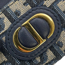 Load image into Gallery viewer, Dior Oblique Jacquard 30Montaigne Freesia Card Holder NavyS2152UTZQ Cotton/Lambskin