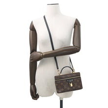 Load image into Gallery viewer, LOUIS VUITTON Vanity Chain Pouch NoirM47125 Monogram Monogram Reverse Canvas