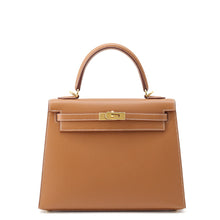 将图像加载到图库查看器中,HERMES Kelly Sellier Gold Epsom Size 25