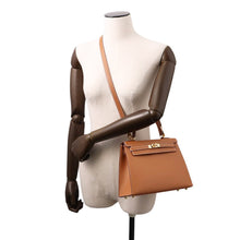 将图像加载到图库查看器中,HERMES Kelly Sellier Gold Epsom Size 25