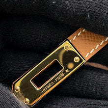 将图像加载到图库查看器中,HERMES Kelly Sellier Gold Epsom Size 25