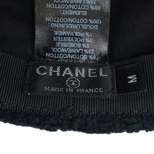 将图像加载到图库查看器中,CHANEL Tweed cap Size M BlackAA8562 Cotton68% Wool 23% Silk5% Polyester3% Nylon1%