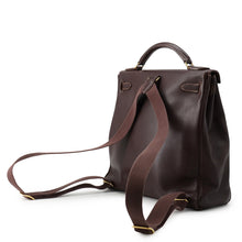 将图像加载到图库查看器中,HERMES Kelly Ad Havane Gulliver Leather Size GM