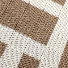 将图像加载到图库查看器中,HERMES Mosaique motif sleeveless knit dress Size 38 Beige/White4E2536DJ Silk69% Cotton22% Nylon7% Polyurethane2%