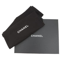 Load image into Gallery viewer, CHANEL CC Logo Side Gore Short Boots BlackG38218 Leather Patent Leather Size 38C