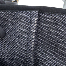 将图像加载到图库查看器中,CHANEL Deauville shopping bag Navy/BlackA93786 Raffia Leather Size GM