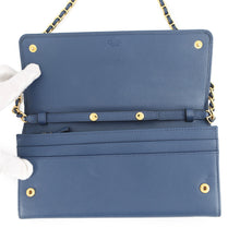 Load image into Gallery viewer, PRADA Chain wallet Blue1M1290 Saffiano LeatherLeather