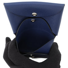 将图像加载到图库查看器中,HERMES Calvi Duo Blue Saphir Epsom