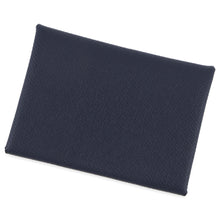 Load image into Gallery viewer, HERMES Calvi Duo Blue Nuit Epsom