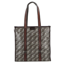 将图像加载到图库查看器中,Berluti Cabas de Voyage Tote Bag Dark Brown Toile Malbeuf Canvas Leather