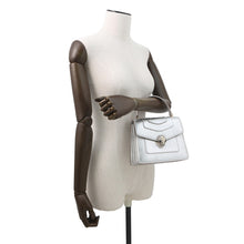 将图像加载到图库查看器中,BVLGARI Serpenti Forever 2-Way Shoulder Bag Silver293217 Calf Leather Size S