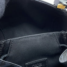 将图像加载到图库查看器中,Dior Hit the Road Mini Backpack Shoulder Bag Black PVC Coated Canvas