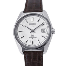Load image into Gallery viewer, SEIKO Grand Seiko Hi-Beat Date W36mm Stainless Steel Leather Silver Dial6145-8000