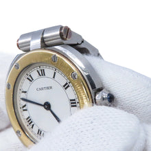 Load image into Gallery viewer, CARTIER Santos Vendôme SM W26.9mm Stainless Steel YG White Dial8191
