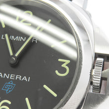 Load image into Gallery viewer, PANERAI Luminor Base Logo 3 Days Acciaio W44mm Stainless Steel Nylon Black DialPAM00774