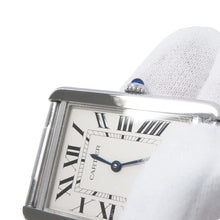 Load image into Gallery viewer, CARTIER Tank Solo LM H34.8mm×W27.4mm Stainless Steel Silver DialW5200014