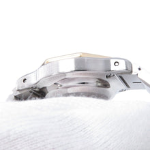 将图像加载到图库查看器中,CARTIER Santos Octagon SM W25mm Stainless Steel K18YG White Dial