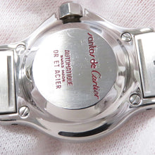 将图像加载到图库查看器中,CARTIER Santos Octagon SM W25mm Stainless Steel K18YG White Dial