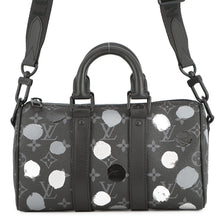 将图像加载到图库查看器中,LOUIS VUITTON LVxYK Keepall Bandouliere NoirM46406 Monogram Eclipse Size 25