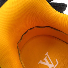 将图像加载到图库查看器中,LOUIS VUITTON LV Trainer Line Sneakers Yellow/White/Gray Leather Size 7.5