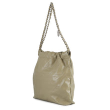 将图像加载到图库查看器中,CHANEL CHANEL 22 Chain Shoulder Bag Light KhakiAS3260 Shiny Calf Leather Size Small