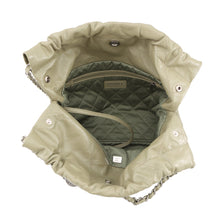 将图像加载到图库查看器中,CHANEL CHANEL 22 Chain Shoulder Bag Light KhakiAS3260 Shiny Calf Leather Size Small