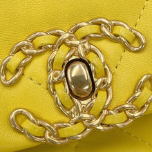将图像加载到图库查看器中,CHANEL 19 ChainShoulder Bag YellowAS1160 Lambskin