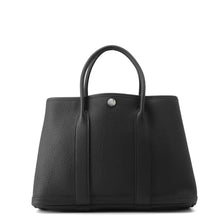 将图像加载到图库查看器中,HERMES Garden Party Black Negonda Leather Size TPM