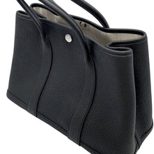 将图像加载到图库查看器中,HERMES Garden Party Black Negonda Leather Size TPM