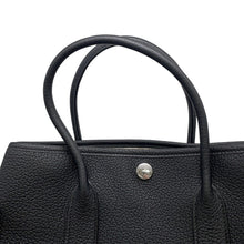 将图像加载到图库查看器中,HERMES Garden Party Black Negonda Leather Size TPM