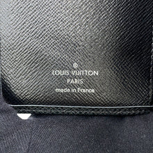 将图像加载到图库查看器中,LOUIS VUITTON Pocket Agenda Cover NoirR20425 Taiga Leather