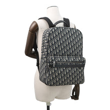 将图像加载到图库查看器中,Dior Oblique SafariBackpack Black/Beige1ESBA175YKY Canvas Leather