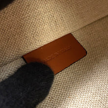 将图像加载到图库查看器中,CELINE Triomphe Ava One Shoulder Bag White/Navy/Tan193952 Polyamide Leather Size Medium