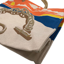 Load image into Gallery viewer, HERMES Escalier à la Plage Ashie/Multicolor Toile H