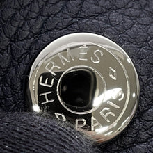 将图像加载到图库查看器中,HERMES Garden Party Blue Indigo Negonda Leather Size PM