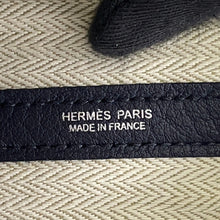 将图像加载到图库查看器中,HERMES Garden Party Blue Indigo Negonda Leather Size PM