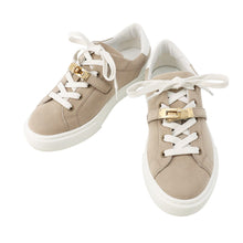 Load image into Gallery viewer, HERMES Day Sneakers Beige・Sketch/Blanc Suede leather Size 37